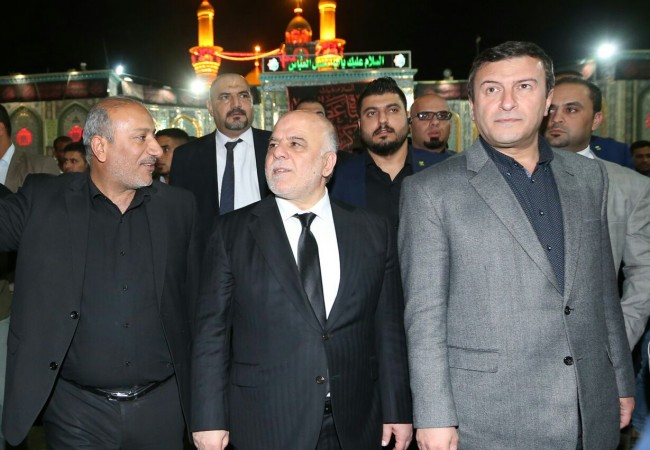 العبادي يعلن من كربلاء المقدسة نجاح تأمين زيارة الاربعين