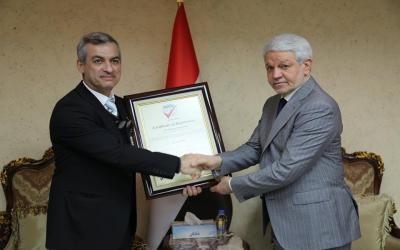 النقل تحصل على شهادة {الايزو} العالمية