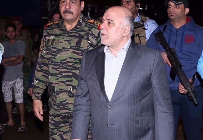 العبادي: استهداف داعش للمواطنين في الاسواق والجوامع لن يثني عزيمتنا عن سحقه