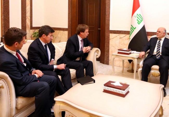 العبادي يؤكد لمستشار بريطاني موقف العراق الرافض لوجود قوات تركية