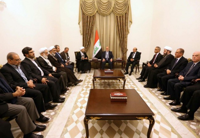 العبادي لرئيس القضاء الايراني: حريصون على التعاون لحماية استقلال السلطة القضائية