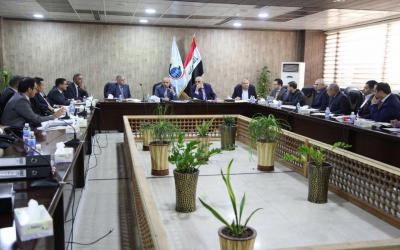 وزير النقل يلتقي ممثلي شركات الطيران العراقية ( النواقل الوطنية)