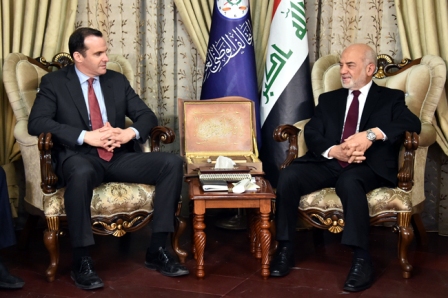 مبعوث اوباما يؤكد استمرار الدعم للعراق في الحرب ضدَّ عصابات داعش وتنفيذ الإصلاحات الحكوميّة