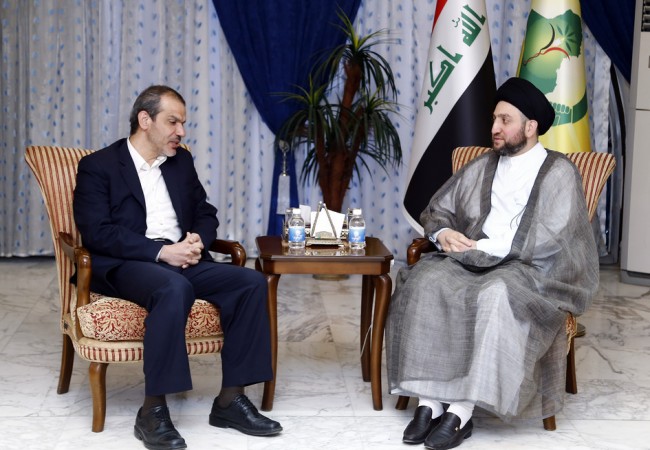 السيد عمار الحكيم يبحث مع السفير الايراني التطورات في البلاد والعلاقات الثنائية بين البلدين