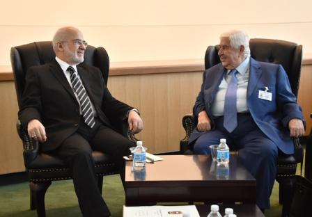 الجعفري يبحث مع المعلم التنسيق المُشترَك لمحاربة داعش