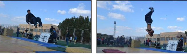 منتدى الامام علي ينظم بطولة شهداء العراق في لعبة الباركور بالنجف الاشرف