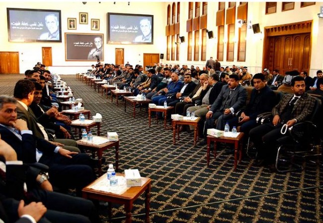 السيد عمار الحكيم يقيم مجلس الفاتحة للفقيد {الشيخ الاسدي}