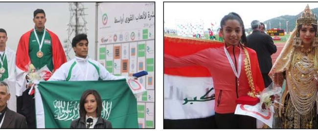 بعد تألقه في بطولة العرب وفد العاب العب القوى يعود الى بغداد اليوم