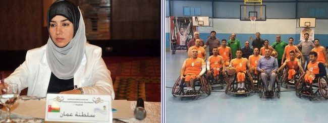 انيسة الهوتي تبدي رغبتها لزيارة العراق ووسام المجد يقترب من لقب غرب اسيا لكرة السلة على الكراسي