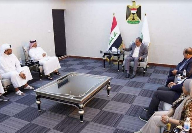 المبرقع يبحث مع رئيس الاتحاد الدولي للبليارد استضافة بغداد لبطولة العالم