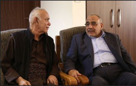 السيد عادل عبد المهدي يطالب النواب الكرد بالعودة الى بغداد وانهاء مقاطعة جلسات مجلس النواب