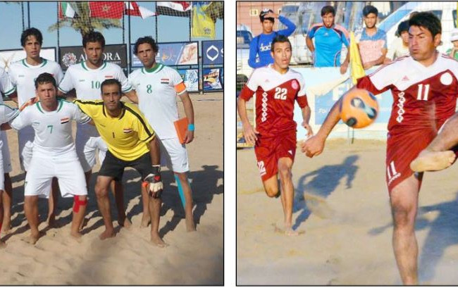 منتخبنا الوطني بالكرة الشاطئية يودع البطولة العربية بخسارتين متتاليتين