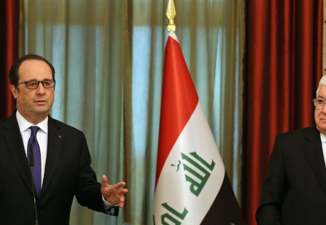 معصوم يؤكد اهمية الدعم الفرنسي للعراق في المرحلة الحالية