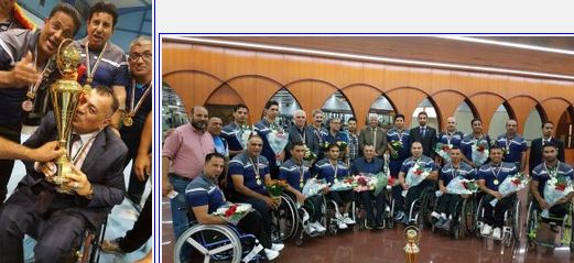 وزارة الشباب والرياضة تستقبل ابطال وسام المجد وعبطان يدعو الهوتي لزيارة العراق