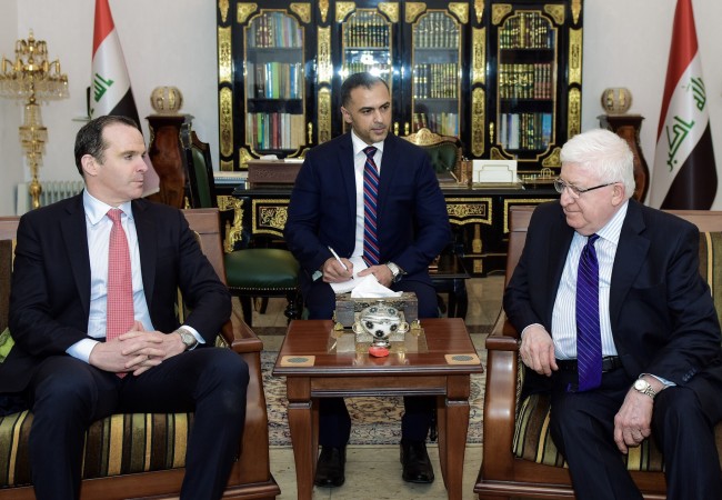 رئيس الجمهورية لماكغورك : العراق قادر على التحول إلى قوة إقليمية رائدة