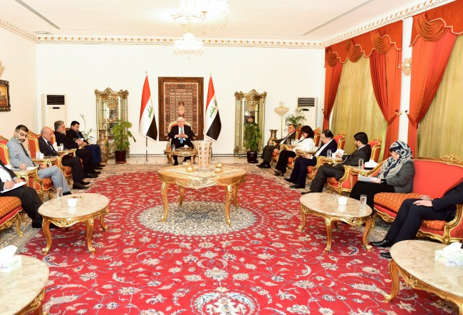 معصوم يبحث مع كتلة التحالف الوطني التعديل الوزاري وانجاز الاصلاحات