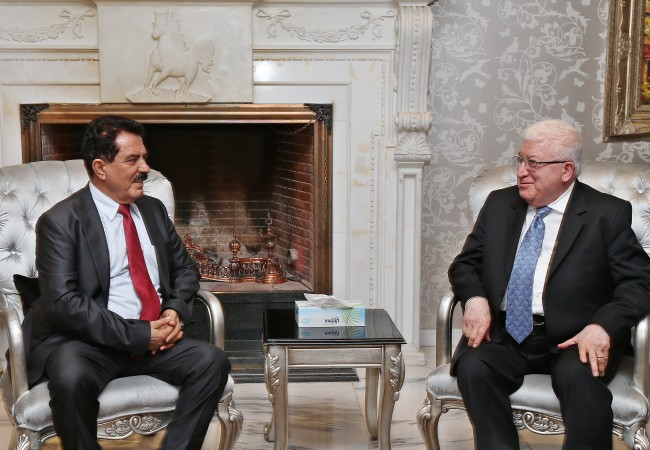 معصوم يبحث مع كوسرت رسول المستجدات السياسية في بغداد والاقليم