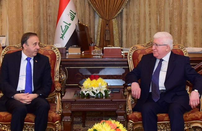 معصوم ورئيس مجلس الشعب السوري يبحثان تضافر الجهود لمحاربة الارهاب