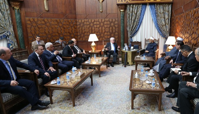 شيخ الأزهر لمعصوم: مستعدون لتقديم الدعم ضد محاولات بث الفرقة بين العراقيين