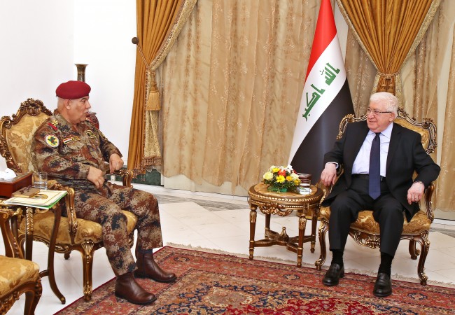 معصوم يؤكد أهمية الحفاظ على المنجزات الأمنية