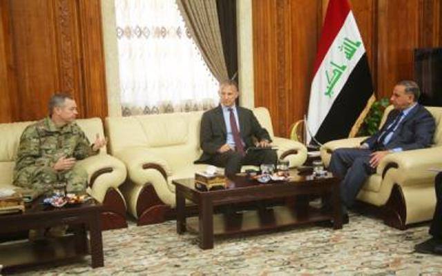 العبيدي يبحث مع قائد التحالف الدولي التحضيرات لعملية تحرير الموصل والفلوجة