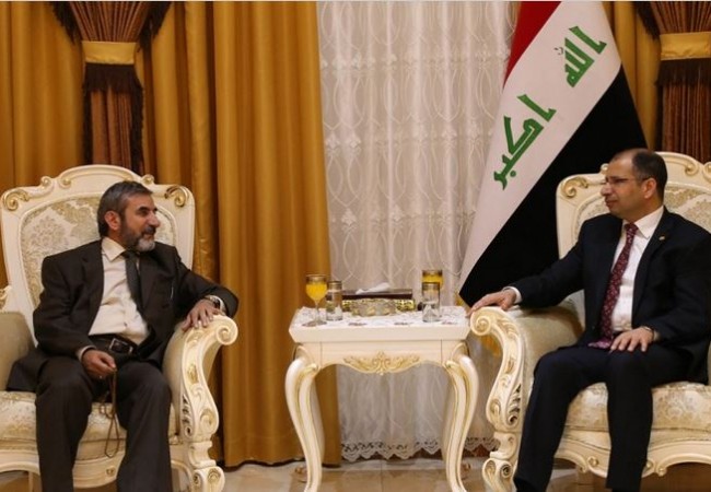 الجبوري والامين العام للاتحاد الاسلامي الكردستاني يبحثان أهمية تعزيز الجهد الأمني في كركوك