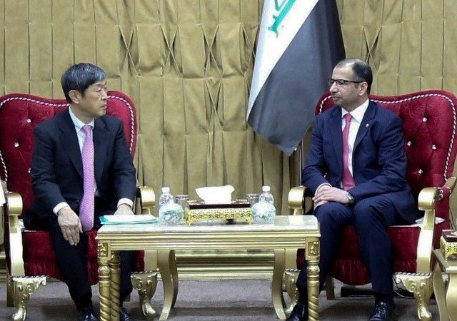 رئيس البرلمان يثمن جهود اليابان المتميزة في دعم العراق انسانياً واغاثياً