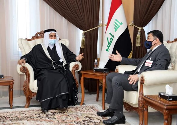 وزير الموارد المائية يلتقي عضو مجلس النواب  عن محافظة بغداد