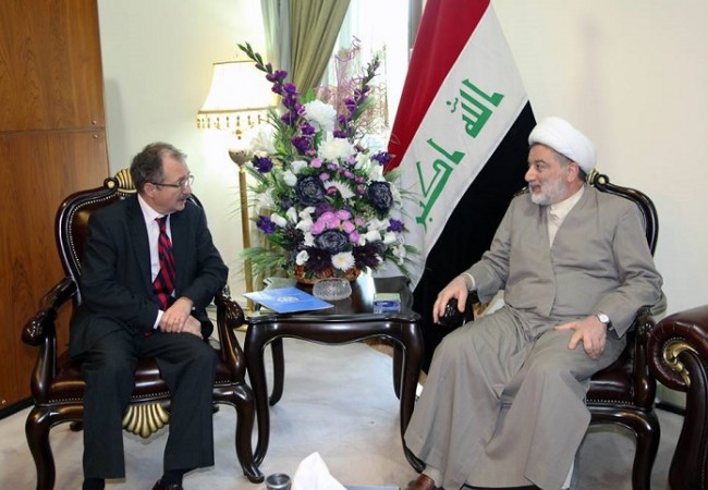 الشيخ همام حمودي يدعو البعثة الأممية لإخذ دور فاعل في إيقاف الفكر التكفيري وتجريمه دولياً