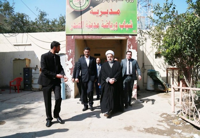 الشيخ همام حمودي يفتتح مكتباً لشؤون المواطنين في مدينة الصدر ويوجه بمتابعة إحتياجاتهم