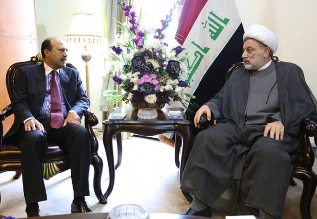 الشيخ همام حمودي يؤكد للسفير الباكستاني اهمية التعاون العسكري لمواجهة الارهاب