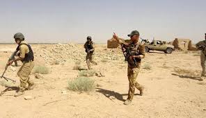 تطهير الطريق المؤدي الى منطقة الدولاب غرب الرمادي