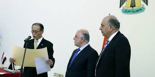 السفير الياباني يلتقي محافظي النجف وكربلاء