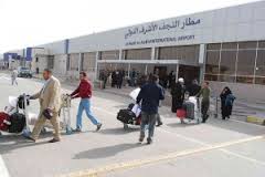 مطار النجف يستقبل اكثر من ٥٠ الف زائر