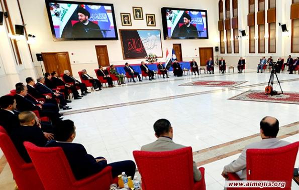 السيد عمار الحكيم يستقبل هيأة التحكيم العربية الدولية ويؤكد اهميتها في فض النزاعات