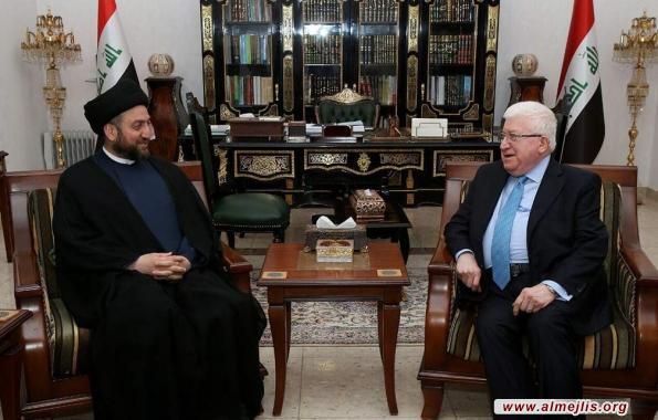 السيد عمار الحكيم يؤكد أهمية وحدة الصف والعمل بروحية الفريق للتغلب على التحديات