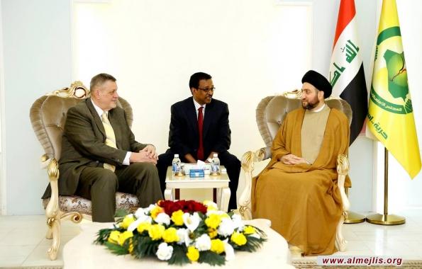 السيد عمار الحكيم يؤكد أهمية الحوار واجراء التغيير الوزاري على وفق الدستور