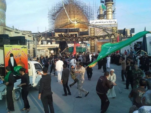 قائد عمليات سامراء :مليونا زائر بينهم عرب واجانب توافدوا الى مرقد الامامين العسكريين {ع}