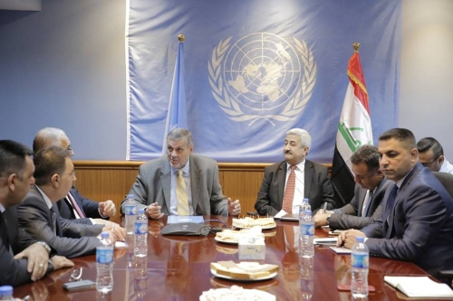 كوبيش يبحث مع المفوضية العليا الاستعدادات لانتخابات المحافظات والبرلمان