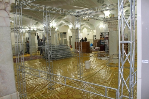 العتبة العلوية تنجز مشاريع خاصة بخدمة زائري مرقد أمير المؤمنين {ع} خلال الزيارات المليونية