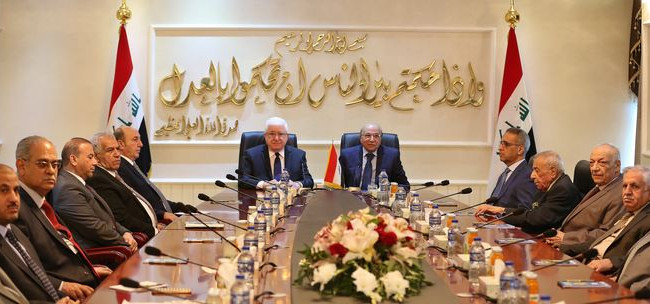 رئيس الجمهورية يبحث مع السلطة القضائية تعزيز استقلال القضاء وترسيخ سيادة القانون