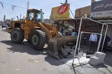 استمرار حملة رفع التجاوزات في البصرة.. والنصراوي يعد الباعة بسوق حضاري