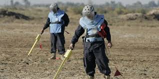 البيئة تبحث مع الامم المتحدة خطة ازالة الالغام بعد تحرير نينوى