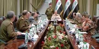 رئيس اركان الجيش يناقش مع القادة الامنيين سير معركة تحرير الموصل