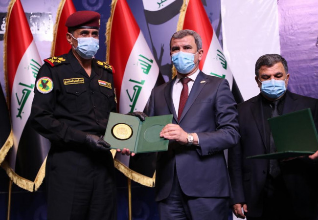 وزارة النفط تحتفي بتكريم قادة جهاز مكافحة الارهاب و (300) من عوائل الشهداء
