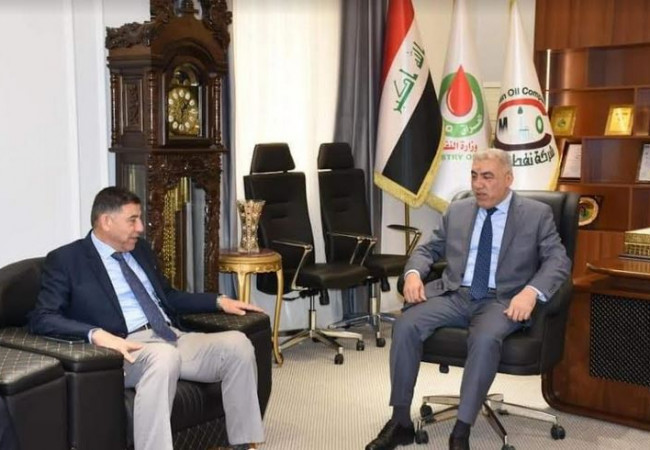 شركة نفط ميسان تبحث مع دائرة صحة ميسان سبل تطوير العمل المشترك